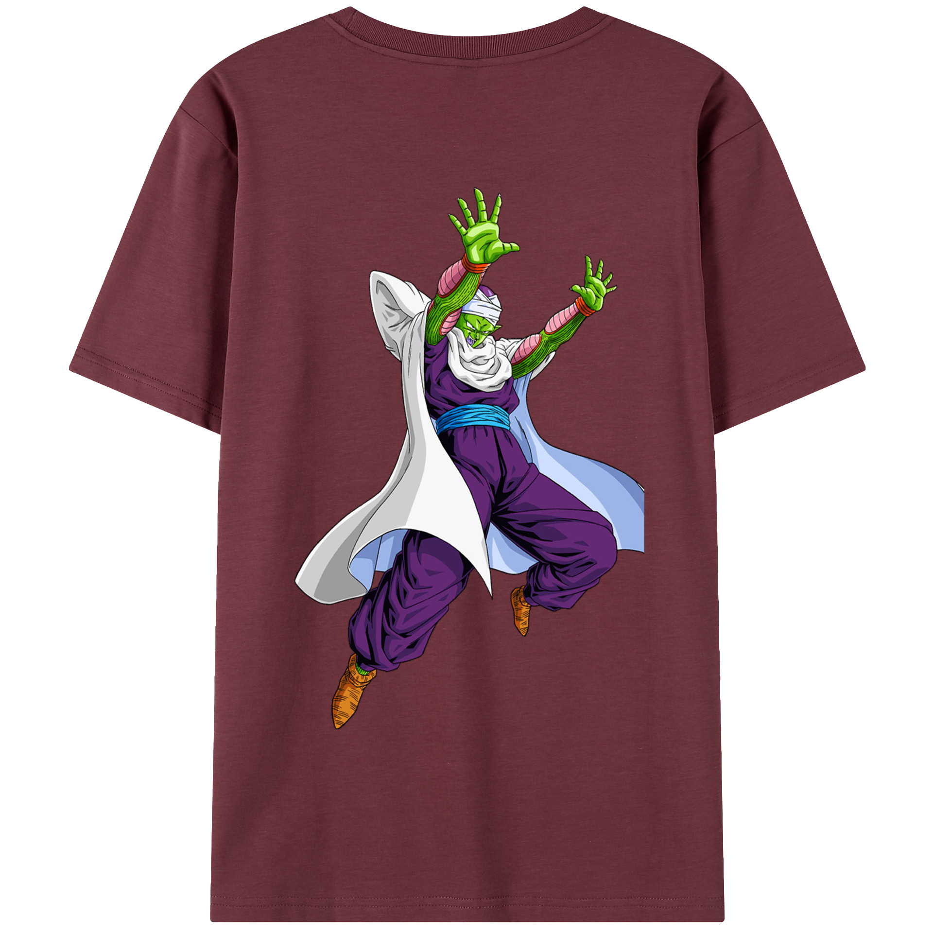 （画像用） ドラゴンボール ピッコロ DRAGON BALL Piccolo 綿100％半袖Tシャツ（背面プリント）